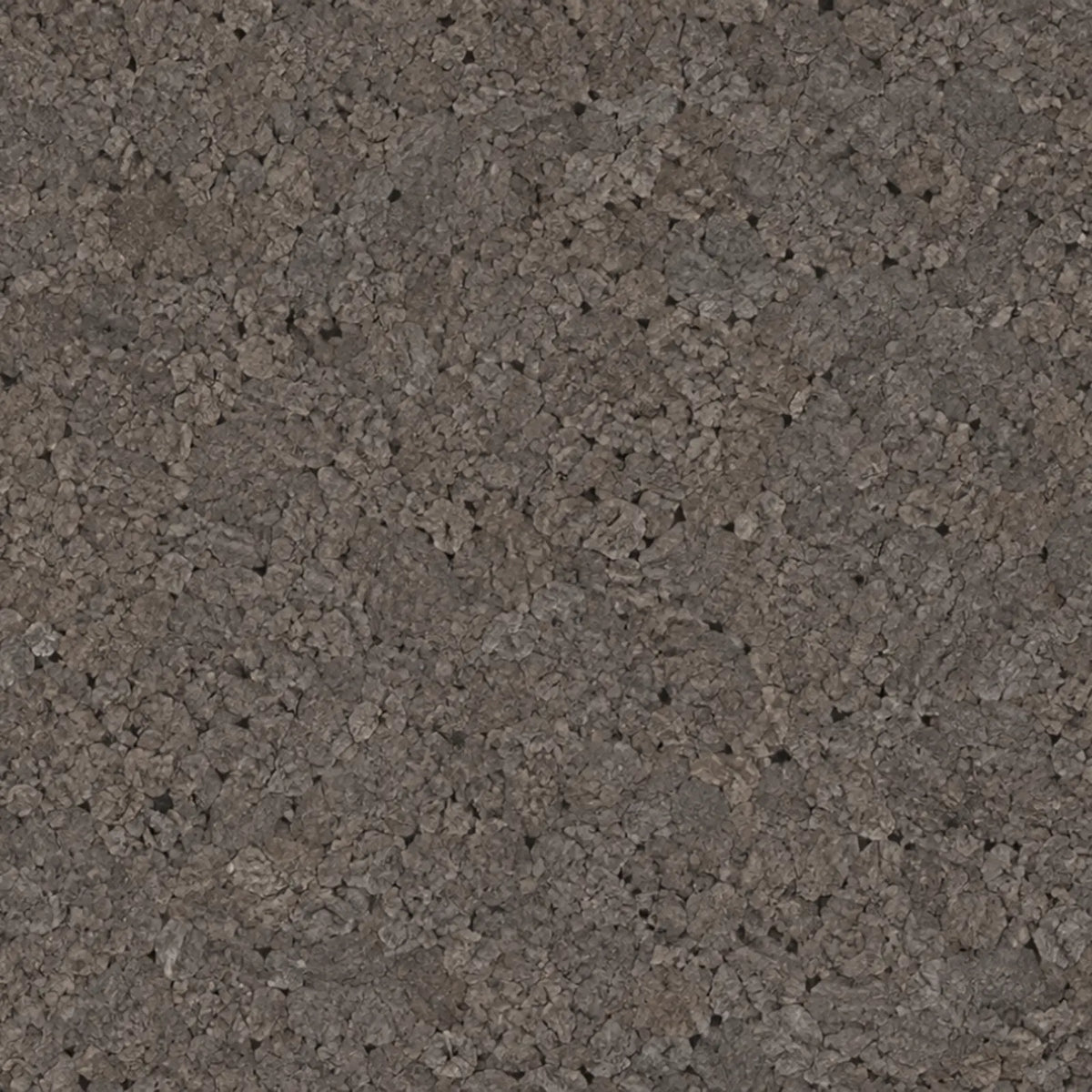 Acoustic Grey cork acoustic wall tile close-up showing the real grey cork texture and waxed surface