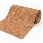 Agglo Cork Textile Roll with synthetic backing, angled view