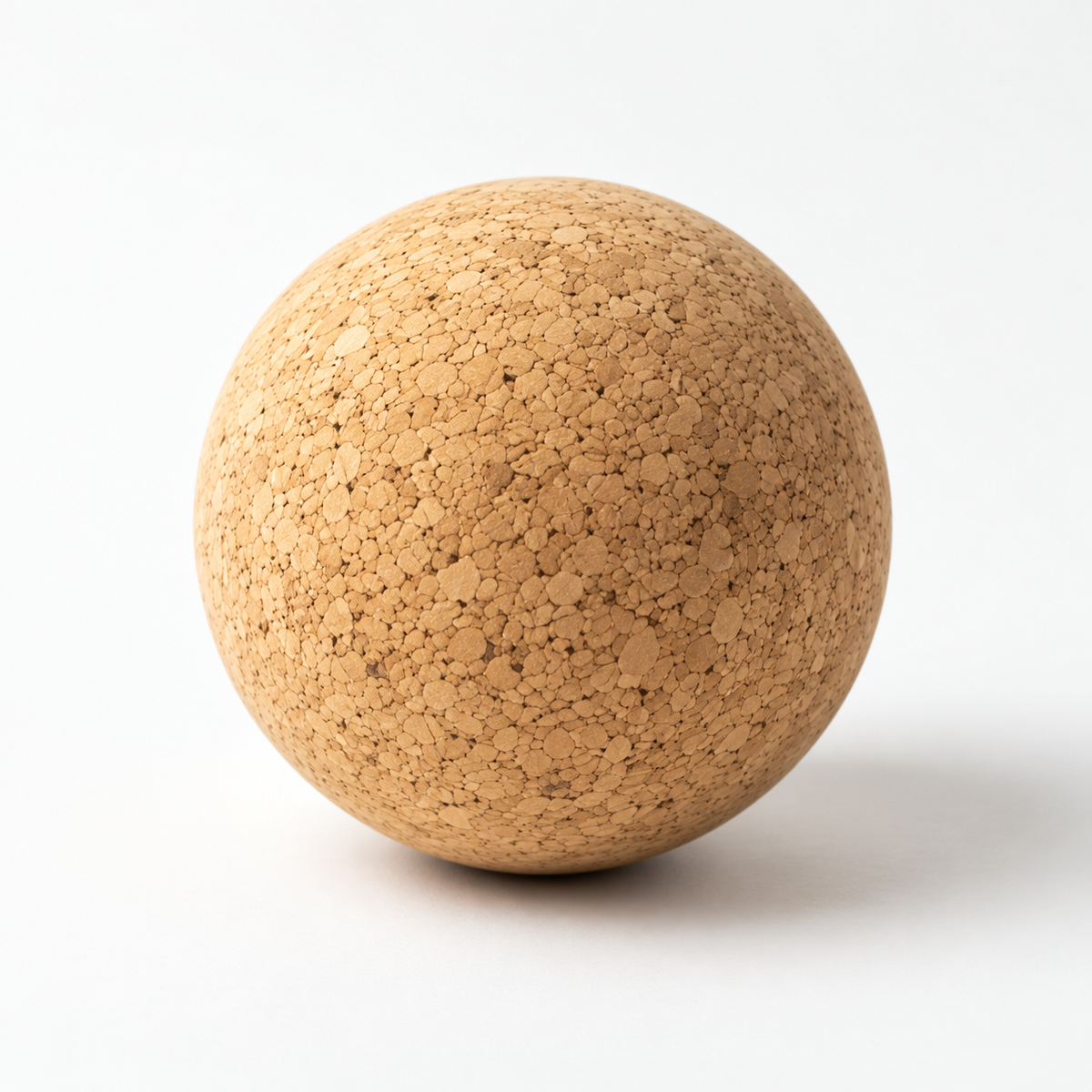 Agglomerated Cork Ball, complementary studio angle