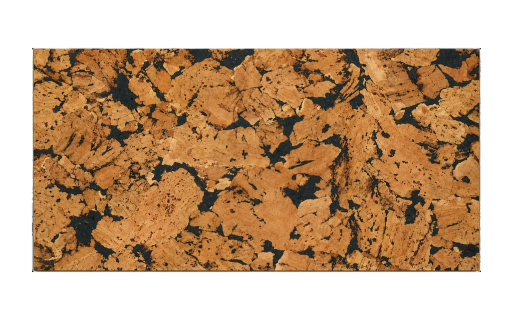 Cloud Black cork wall tile, 600 × 300 mm, dark cloud-pattern decorative cork surface