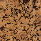Cloud Brown cork wall tile, faithful real texture macro detail