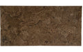 Cloud Chocolat cork wall tile, 600 × 300 mm, natural cork surface with chocolate brown tones
