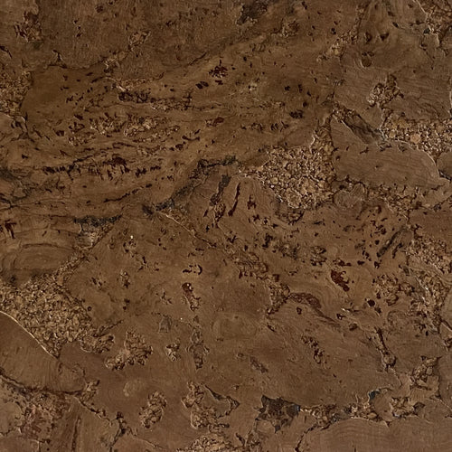 Cloud Chocolat cork wall tile close-up showing the real cork texture and chocolate brown tonal variation