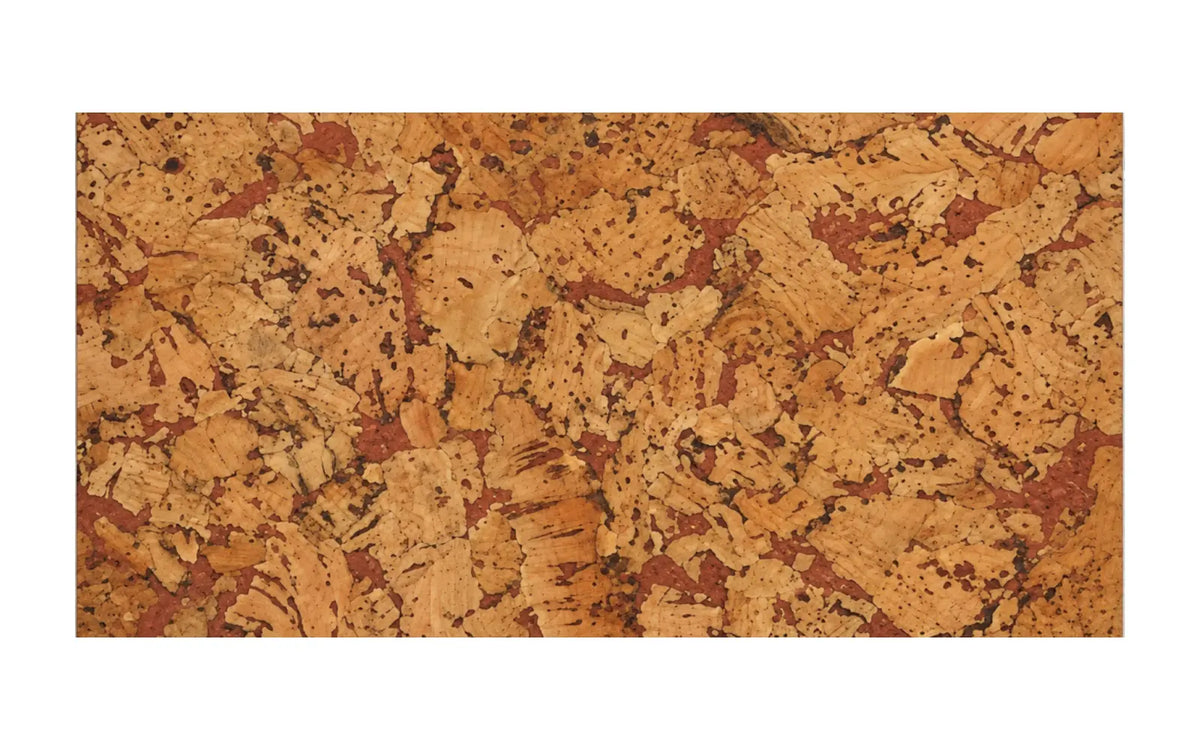 Cloud Orange cork wall tile, 600 × 300 mm, vivid orange cloud-pattern decorative cork surface