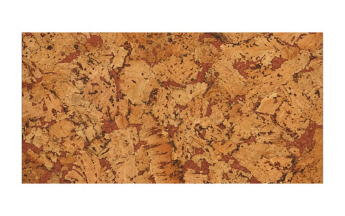 Cloud Orange cork wall tile, 600 × 300 mm, vivid orange cloud-pattern decorative cork surface