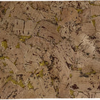 Cloud Yellow cork wall tile close-up showing the cork texture and yellow tonal details