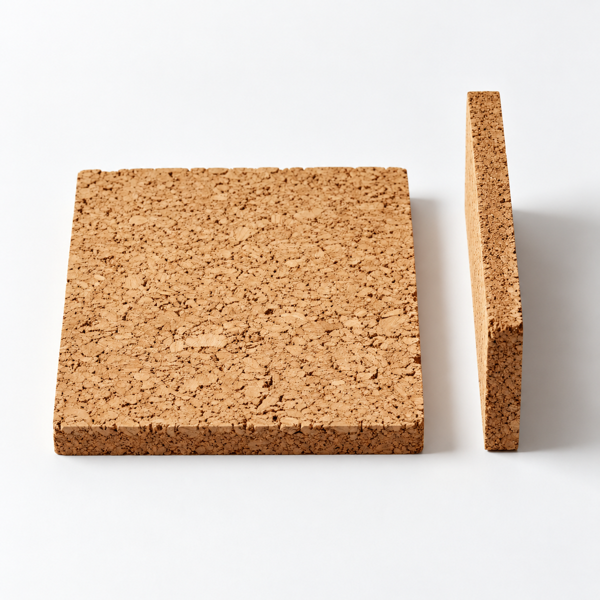 Coarse-Grained Agglomerated Cork Sheets, premium studio hero view