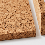 Coarse-Grained Agglomerated Cork Sheets, macro coarse-grain texture detail