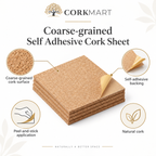 CorkMart infographic for Coarse-grained Self Adhesive Cork Sheet