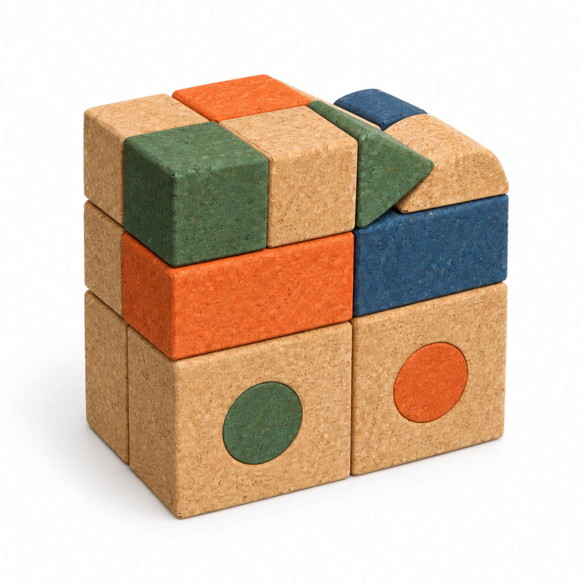 Colored Cork Creative Set Ref. 3450-C — 20-piece hero view