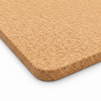 Cork Bath Mat Large, natural cork texture and rounded edge detail