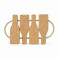 Cork Bottle Trivet 31.5 × 19 cm on white background