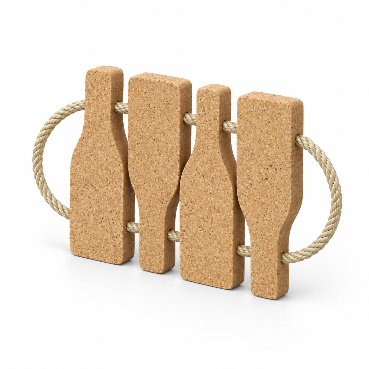 Cork Bottle Trivet alternate studio angle