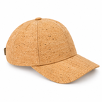 Cork Cap Natural — angled studio view in natural cork fabric