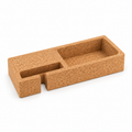 Cork Desk Organizer with Phone Stand, 220 × 85 × 43 mm, hero view