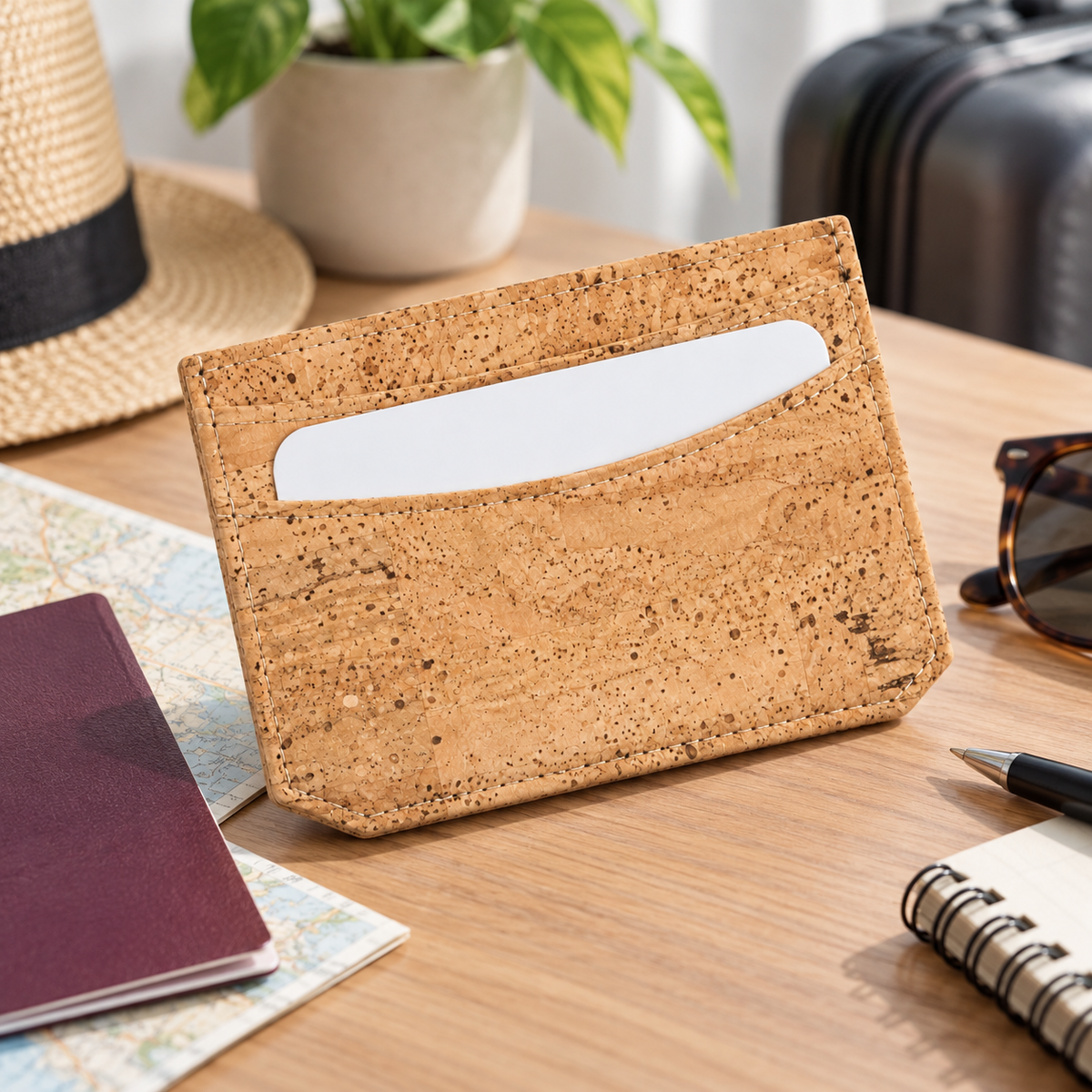 Cork Document Holder Ref. 8905 — travel and personal organisation setting