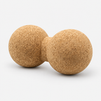 Cork Double Massage Ball | 2 × Ø100 mm Peanut Shape, hero view