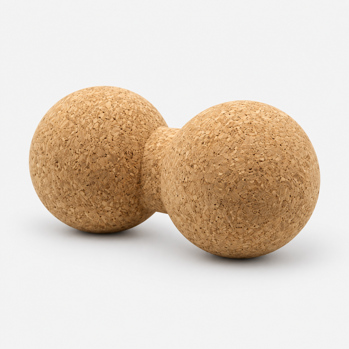 Cork Double Massage Ball | 2 × Ø100 mm Peanut Shape, hero view