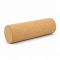 Cork Exercise Roller in natural cork on white background