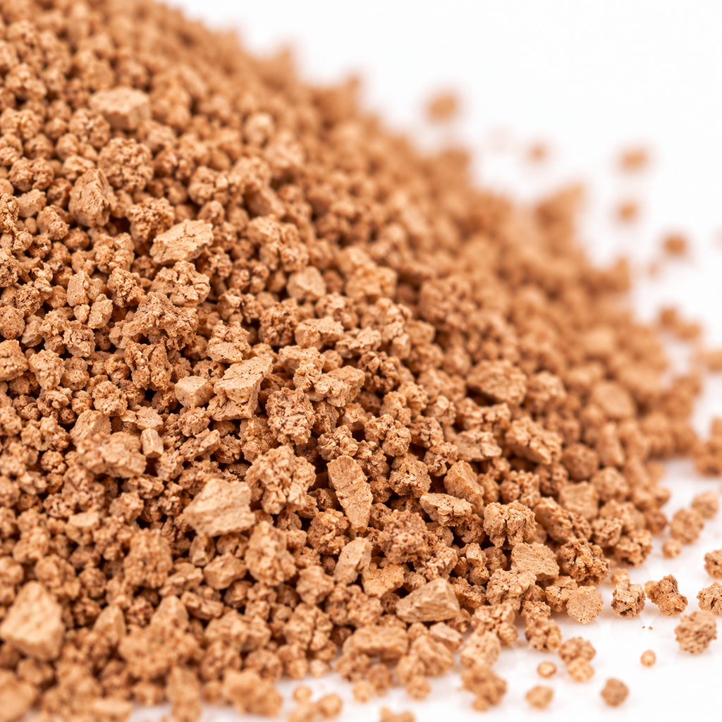 Cork Granules, macro texture detail