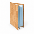 Cork Menu Cover Ref. 8881 — angled studio view