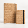 Cork Notebook with Elastic Closure | Natural Finish — A5 and A6 hero view