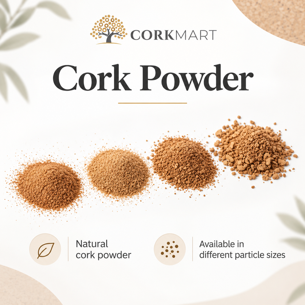 CorkMart infographic for Cork Powder