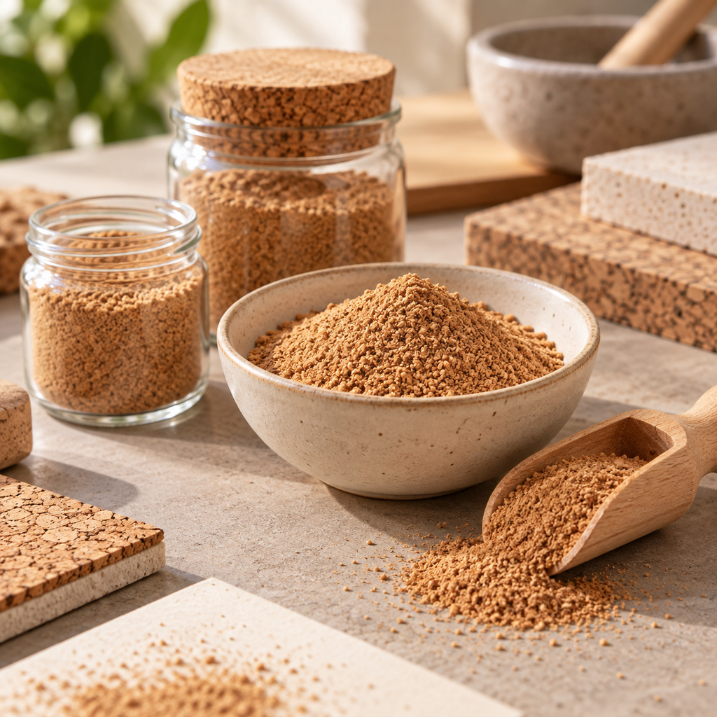 Cork Powder shown in a second material-use context