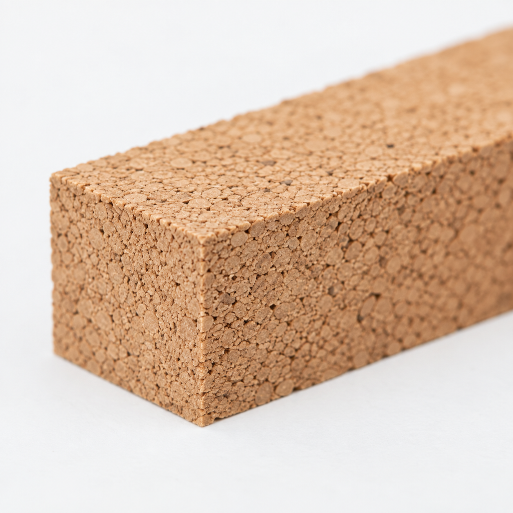 Cork Strips for Expansion Joints, macro cork texture detail