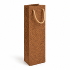 Cork Wine Bottle Gift Bag | Brown Finish — premium studio hero