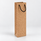 Cork Wine Bottle Gift Bag | Natural Finish — premium studio hero
