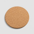 Premium Round Cork Coasters - Extra Thick 6mm - Eco-Friendly Table Protection (3.75" / 9.5cm) - Portuguese cork product