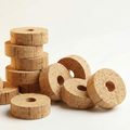 Premium natural cork rings 32mm OD for fishing rod building by CorkMart