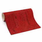 Red cotton-backed cork fabric roll, 1.4 m wide, standardised variant view