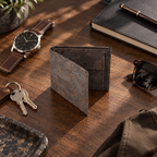 Country Cork Men's Wallet in a premium everyday carry lifestyle setting