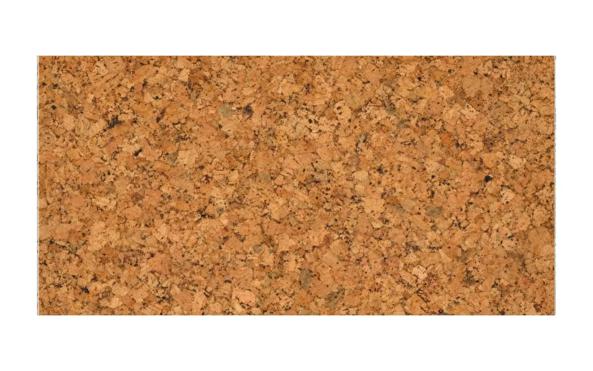 Country cork wall tile, 600 × 300 mm, warm rustic natural cork surface