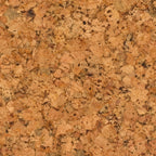 Country cork wall tile close-up showing the real cork texture and warm rustic variation