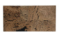 Europe Black cork wall tile, 600 × 300 mm, dark decorative cork surface