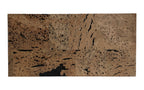 Europe Black cork wall tile, 600 × 300 mm, dark decorative cork surface