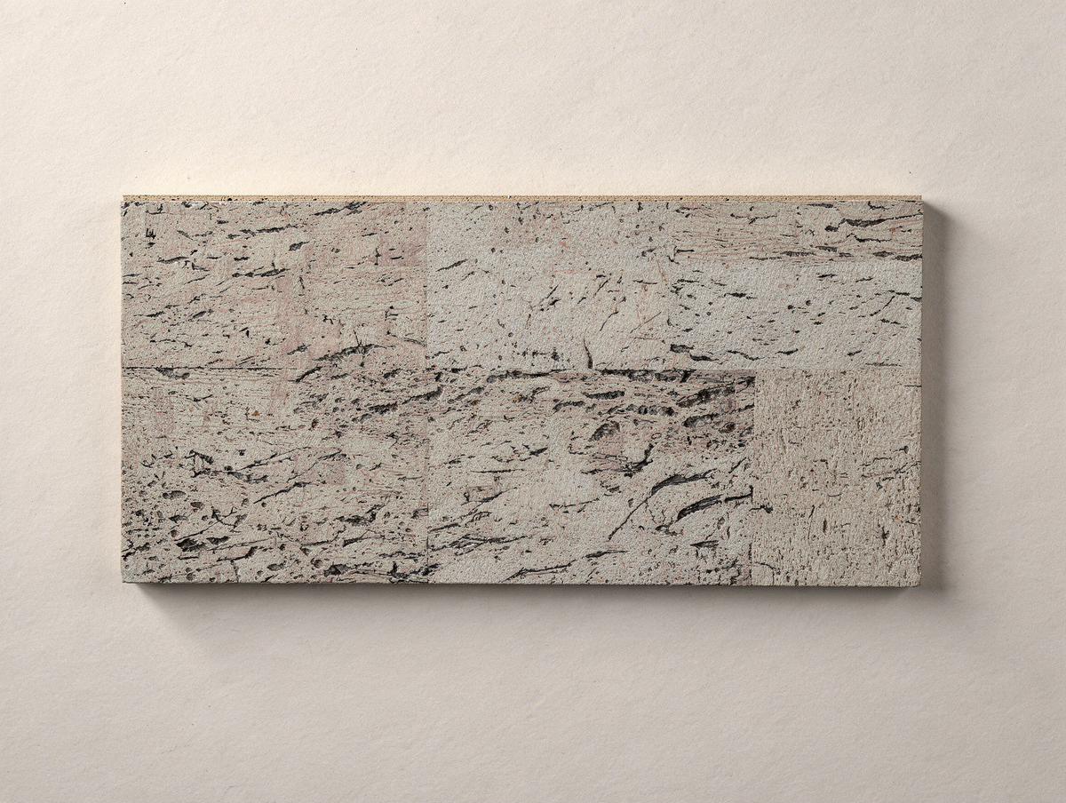 Europe Marble I cork wall tile, faithful product view, 600 × 300 mm