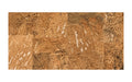 Europe White cork wall tile, 600 × 300 mm, light-toned decorative cork surface