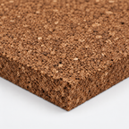 Expanded Cork Insulation Board (ICB), macro texture and edge detail