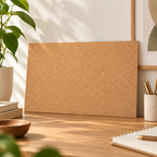 Fine-Grained Agglomerated Cork Sheets in a premium natural interior setting