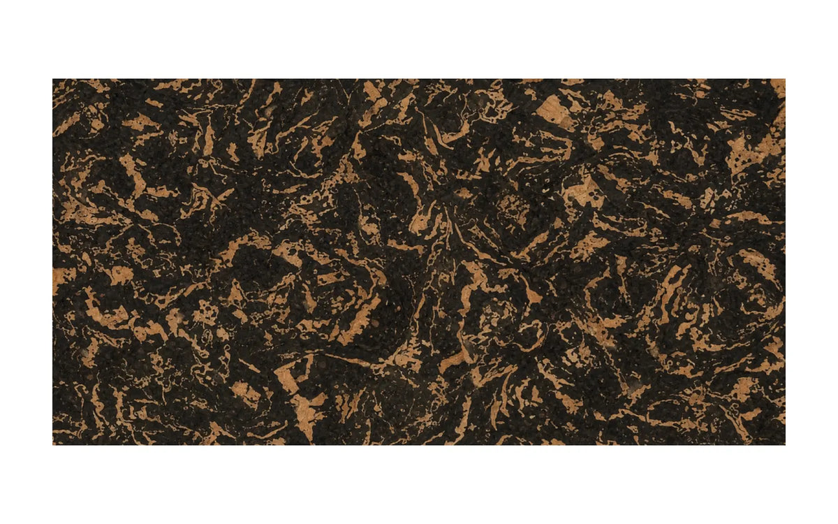 Forest cork wall tile, 600 × 300 mm, natural cork surface with organic wood-like pattern