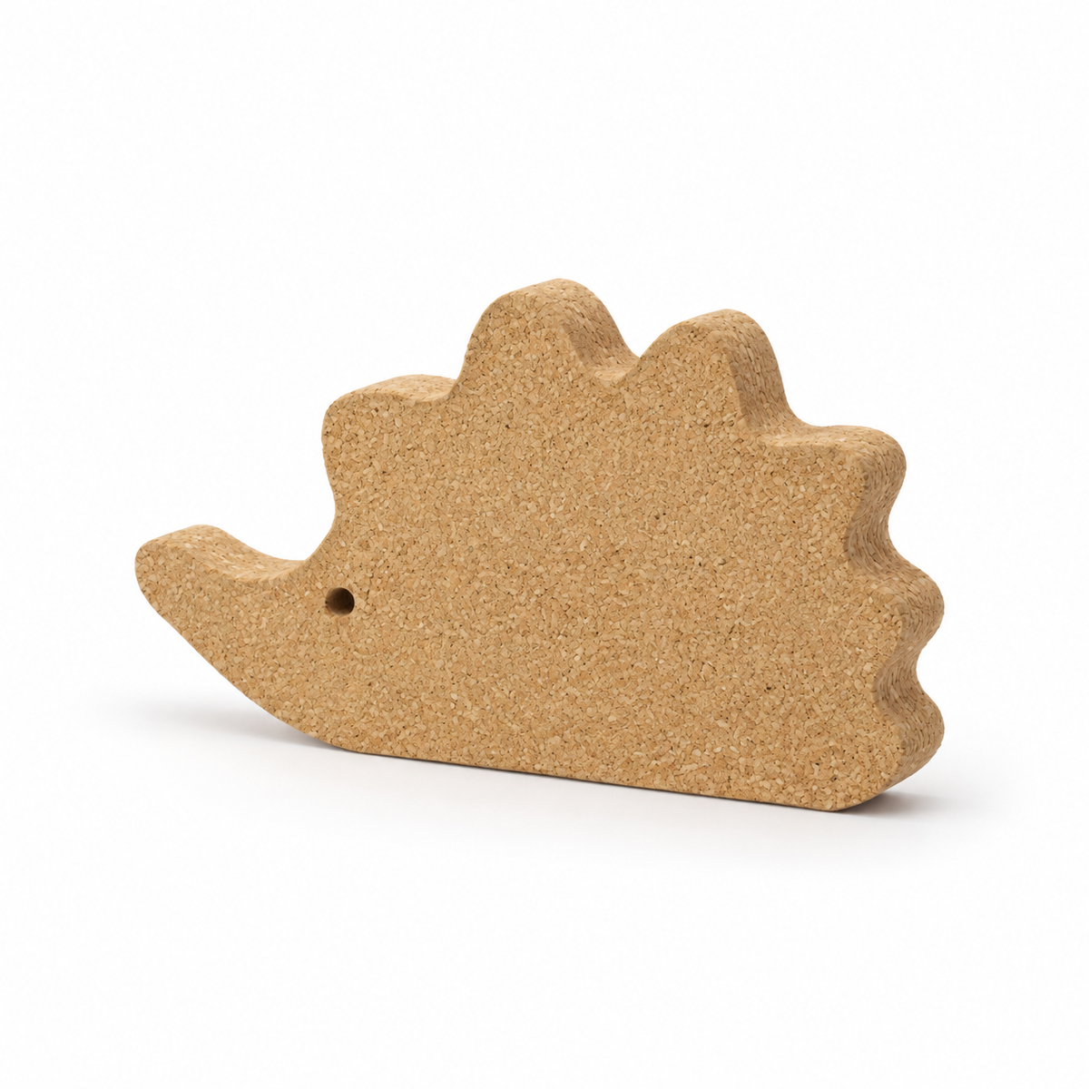 Hedgehog-Shaped Cork Trivet alternate studio angle