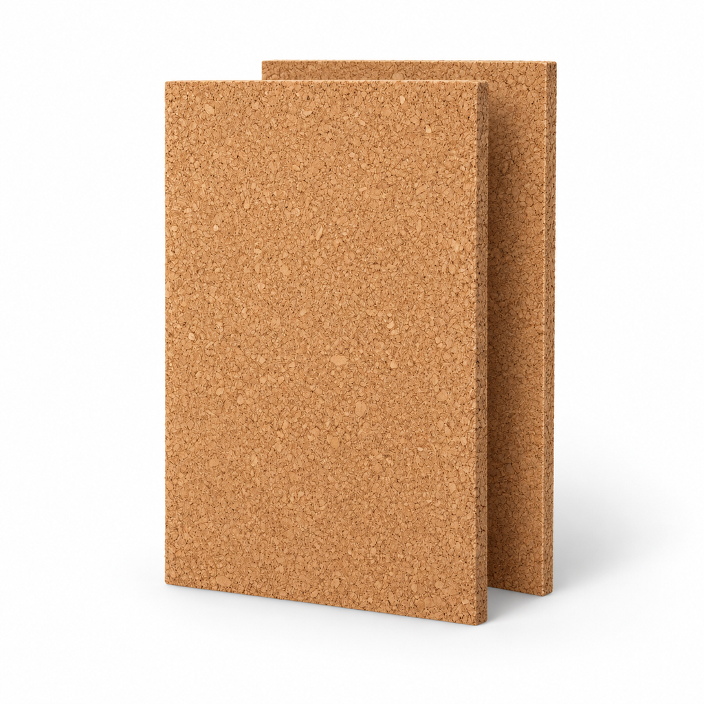 Medium-Grained Agglomerated Cork Sheets, complementary studio angle