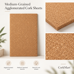 CorkMart editorial collage for Medium-Grained Agglomerated Cork Sheets