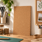 Medium-Grained Agglomerated Cork Sheets used in a creative workshop