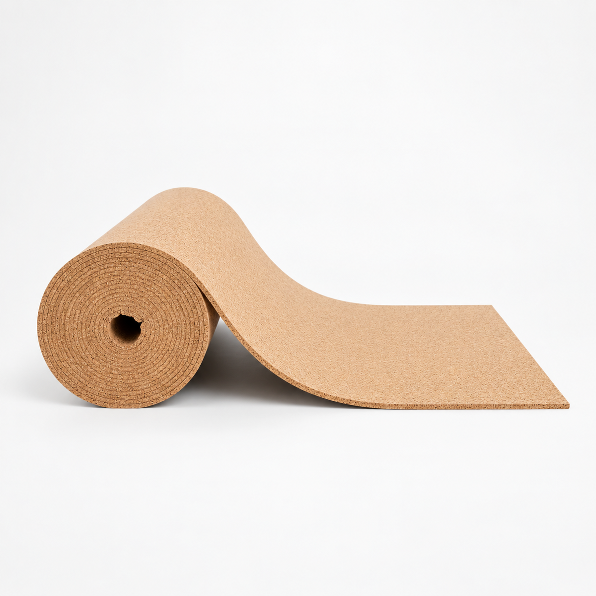 Natural Cork Flooring Underlay Roll | 2–8 mm, premium studio hero view