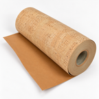 Natural Cork Paper Roll, angled view